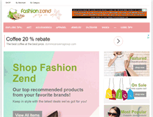 Tablet Screenshot of fashionzend.com